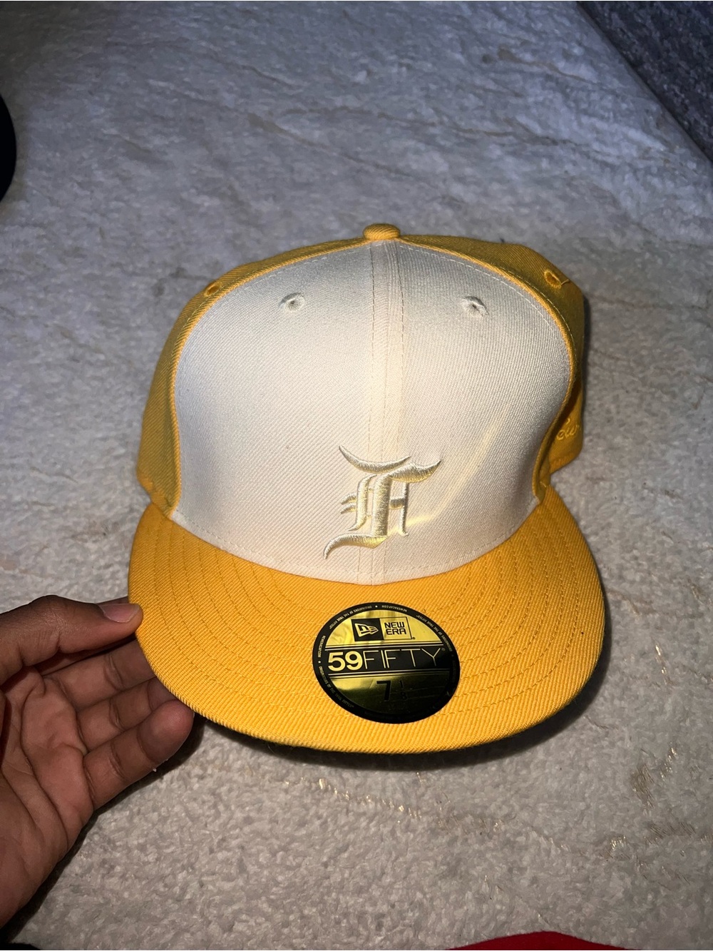 New Era Yellow Essentials Fear Of God 59FIFTY Fitted Hat